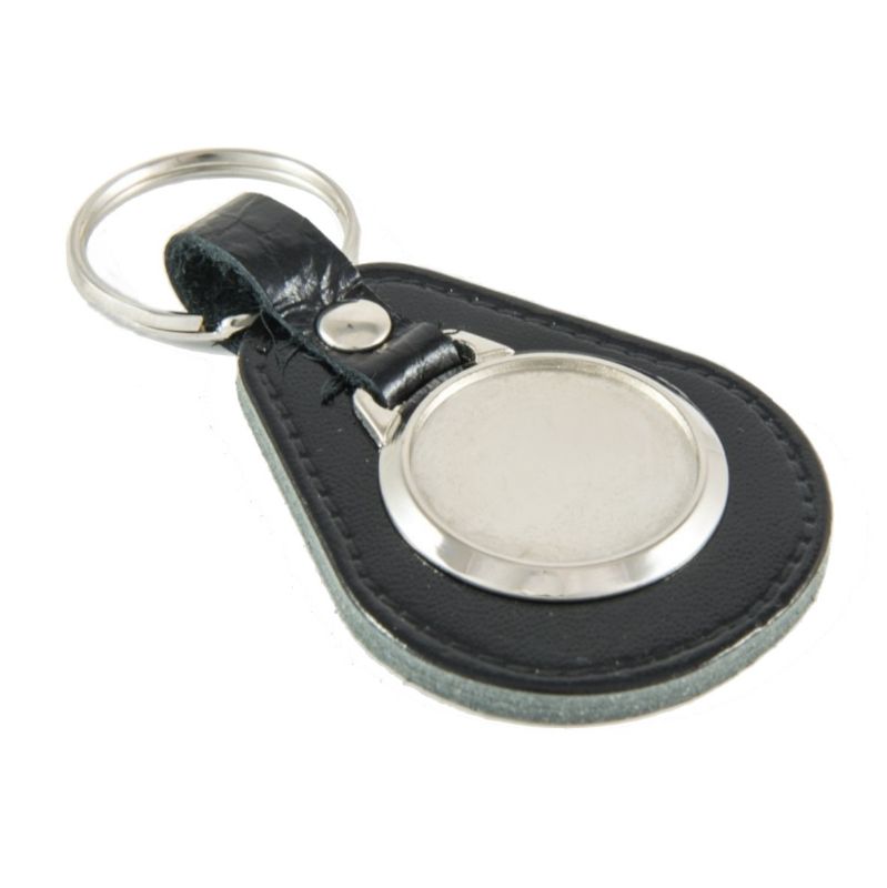 Keyfob Blank Pear 25mm recess